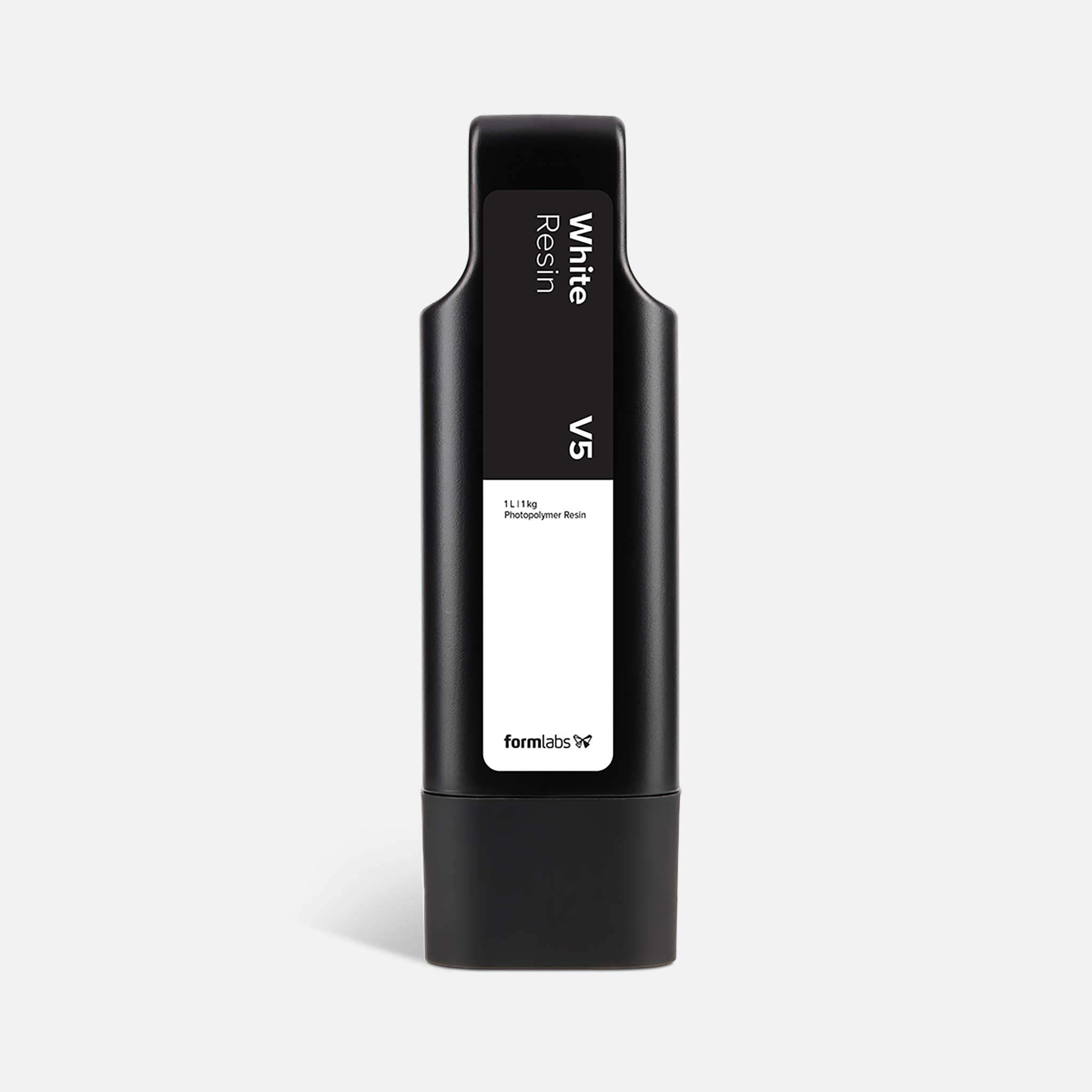 Formlabs White Resin V5 - 1L for Form 4 SLA 3D Printers - Front View