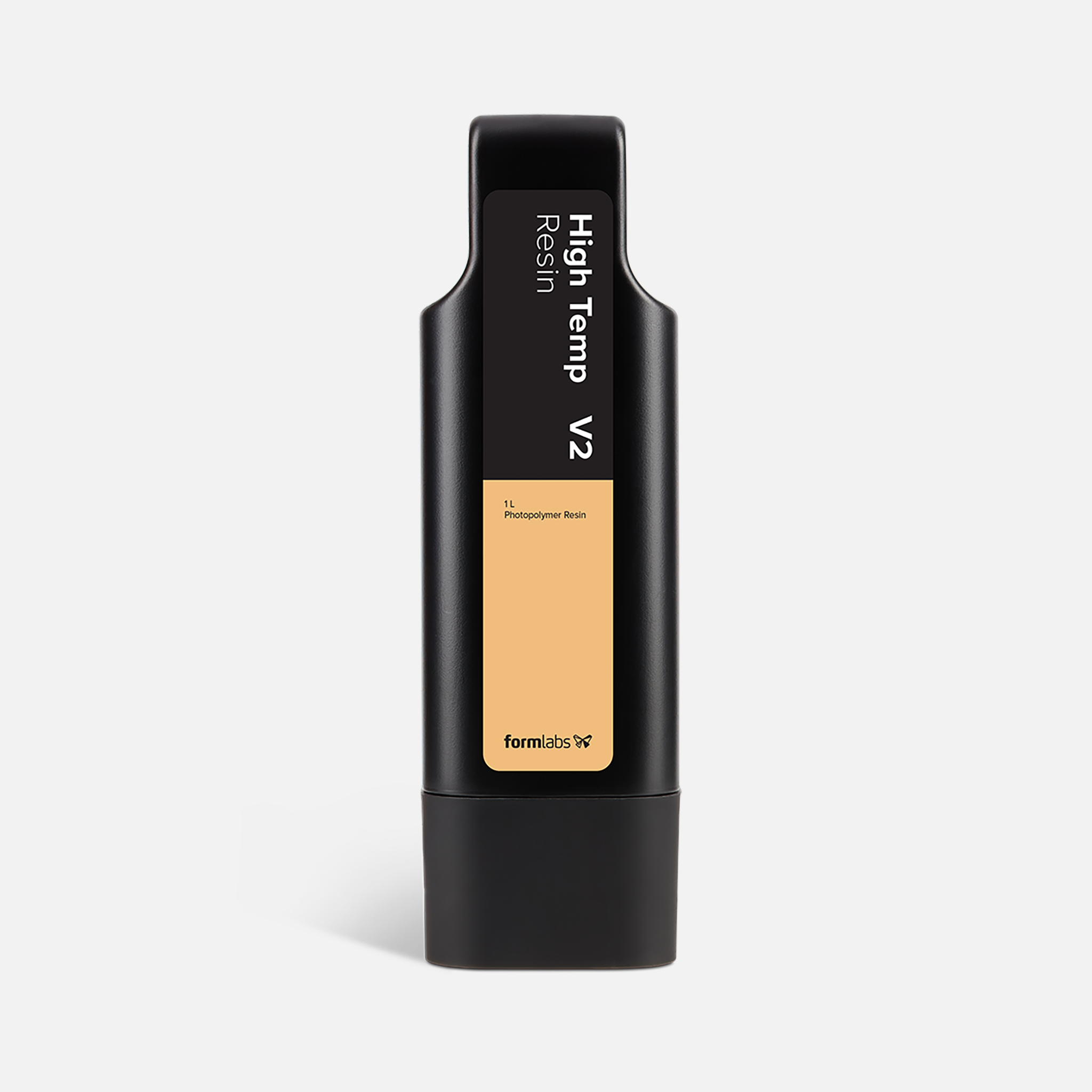 Formlabs High Temp Resin V2 - 1L for Form 4 SLA 3D Printers - Front View