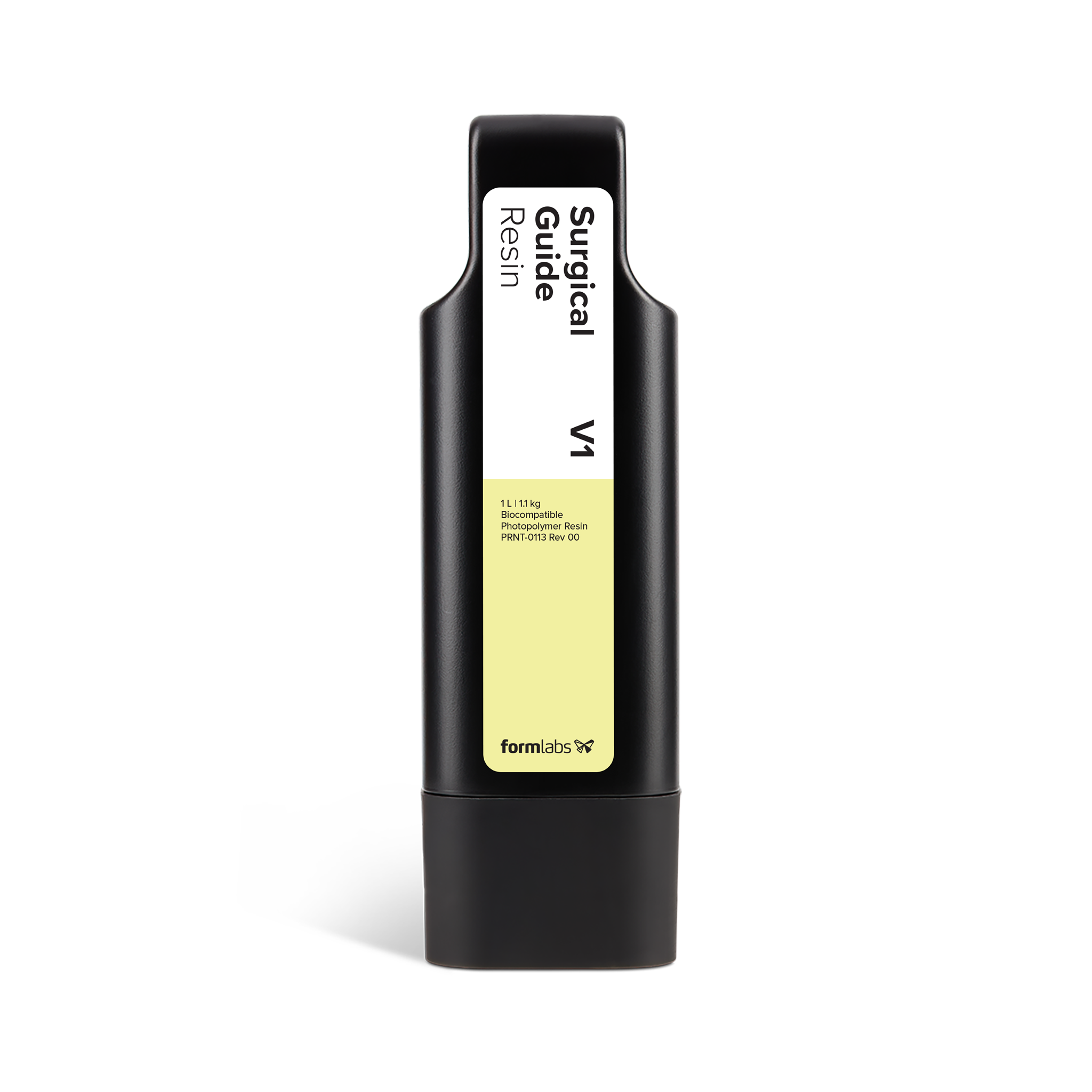 Formlabs® Surgical Guide Resin V1 - 1L for Form 4B 3D Printers - Front View