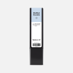 Formlabs BioMed Durable Resin V1 - 1L for Form 4 SLA 3D Printers - Angled View