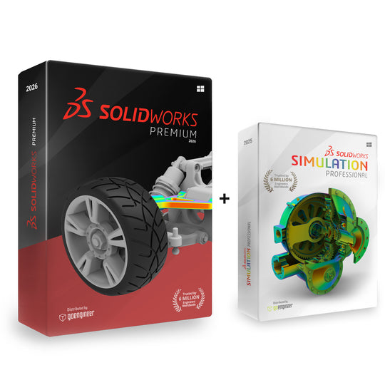 SOLIDWORKS Premium + Simulation Professional Bundle - 2025