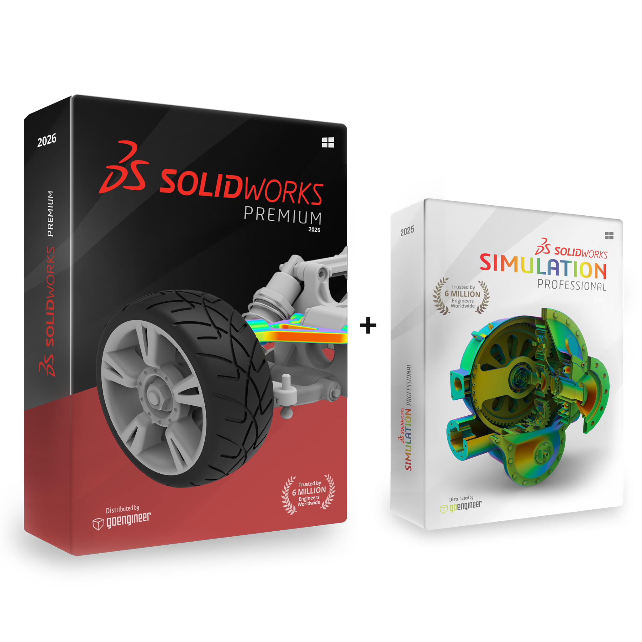 SOLIDWORKS Premium + Simulation Professional Bundle - 2025
