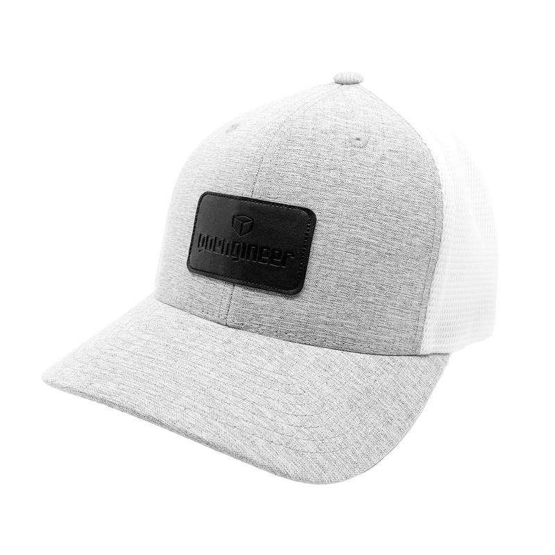 GoEngineer Trucker Hat - Black with Brown Patch