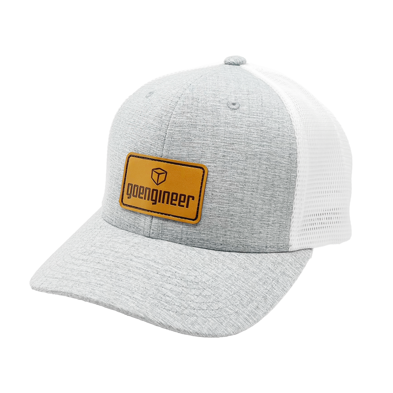 GoEngineer Trucker Hat - Black with Brown Patch