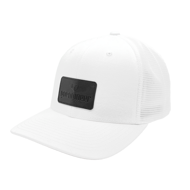 GoEngineer Trucker Hat - Black with Brown Patch