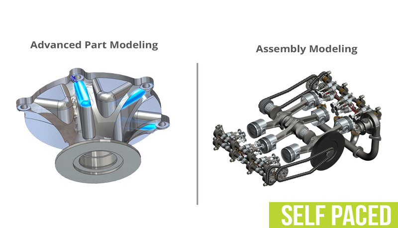 SOLIDWORKS Advanced Bundle - Self Paced Training (supported)