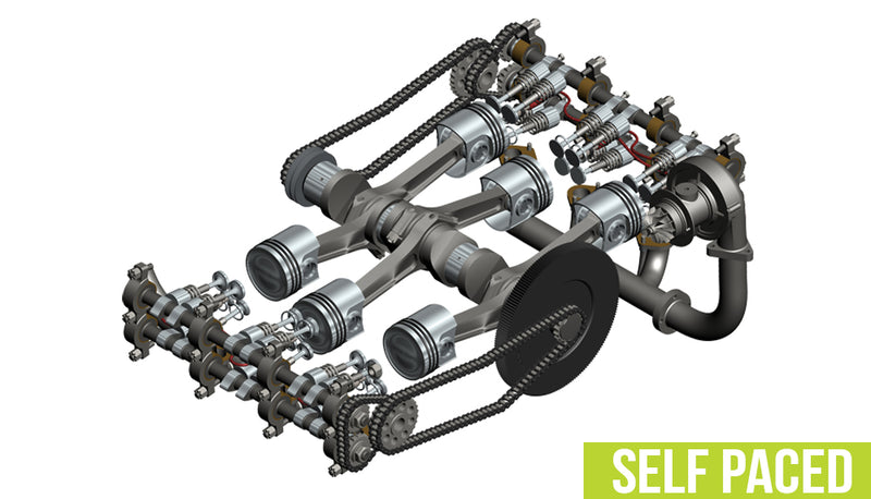 SOLIDWORKS Assembly Modeling - Self Paced Training (supported)